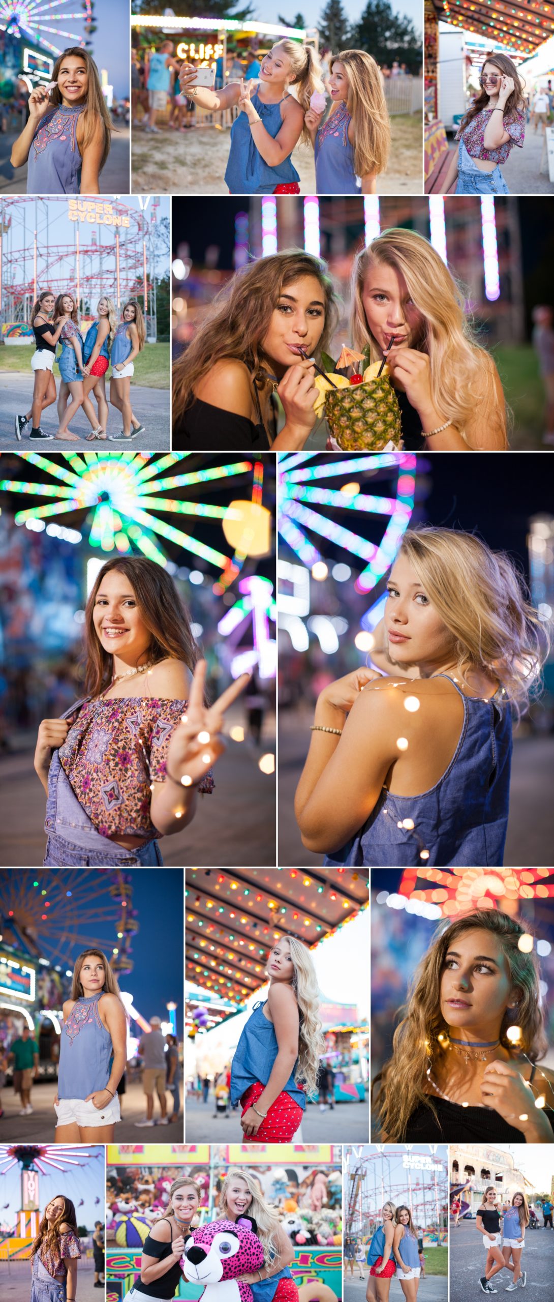 Carnival Senior Portraits at the Fair