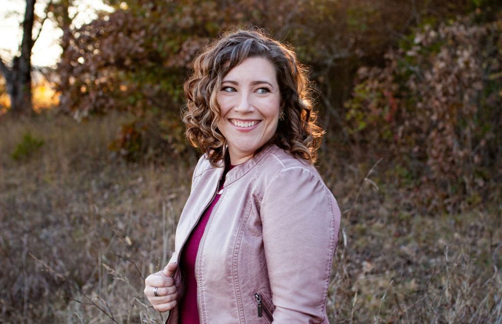 Image of curly haired woman