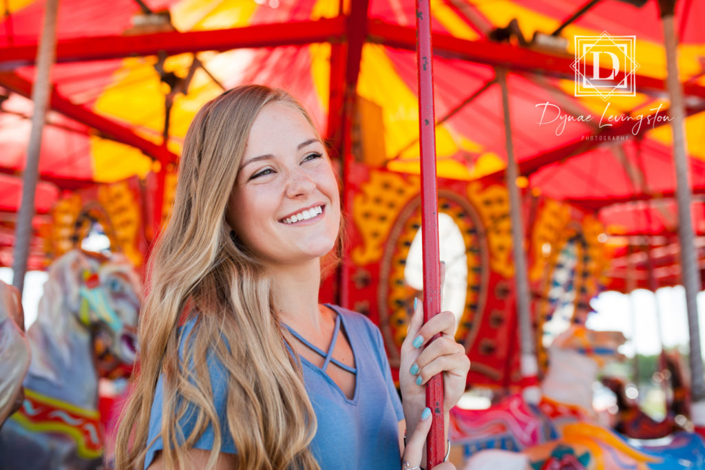 Fun senior portraits at the local county fair.